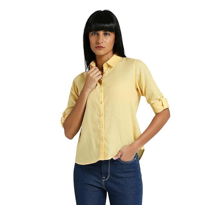 Pjes Women's Cotton Regular Fit Shirt - Image 4