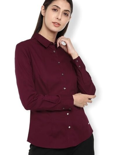 Vah Women's Polyester Regular Fit Shirt