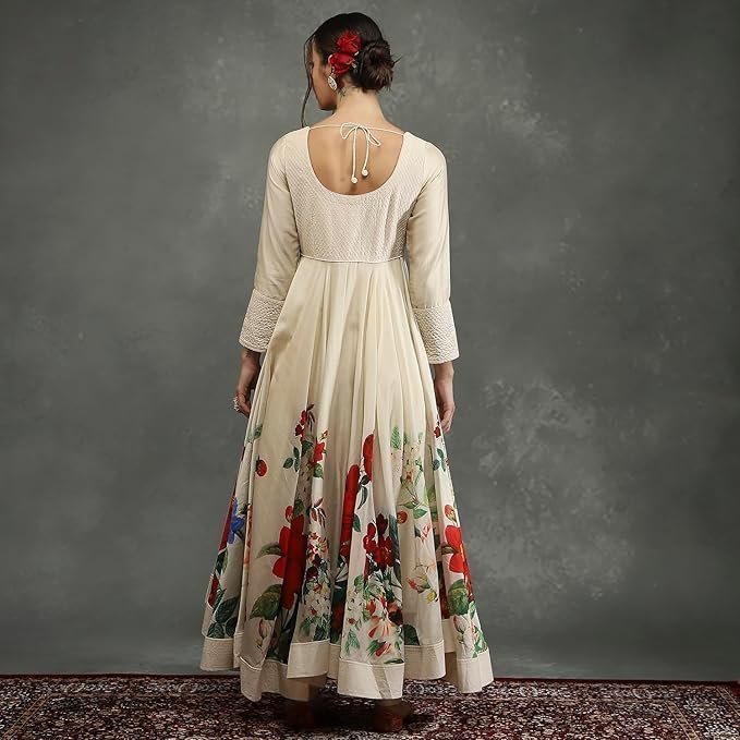 Women's Silk Chanderi Kurta Sets - Image 4