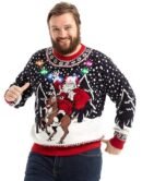 Unisex Women's Men's Christmas Jumper Funny Ugly Christmas Sweater Jumper for Christmas Knitted Jumper for Christmas Party Sweater