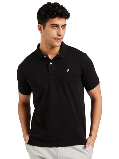 AS Men's Cotton Regular Fit Polo T-Shirt