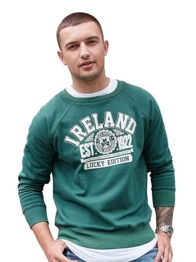 Traditional Bottle Green Republic of Ireland Sweatshirt