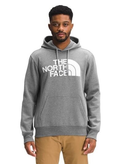 Men's Half Dome Pullover Hoodie, TNF Medium Grey Heather/TNF White